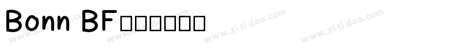 Bonn BF字体转换